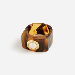 J.Crew Acetate Pearl Ring